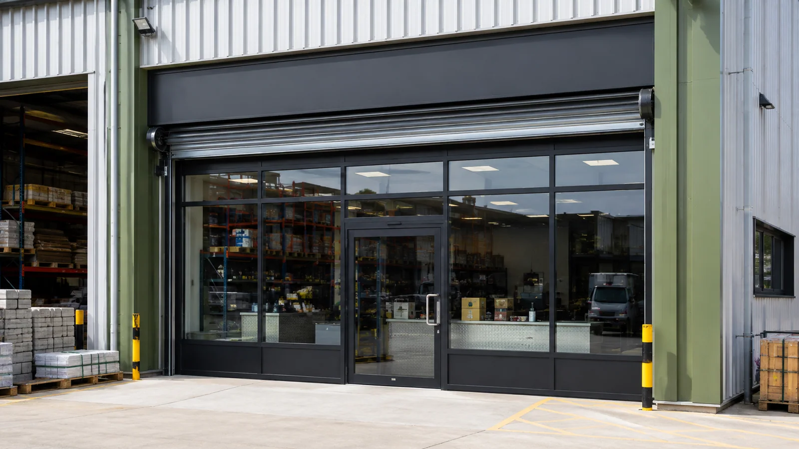 Commercial shopfront installed by SK Shopfronts